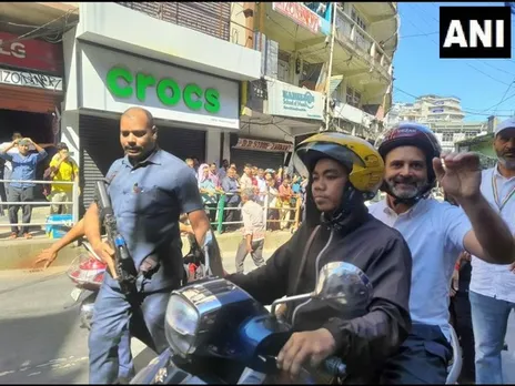 Rahul Gandhi Revs Up Mizoram Visit with a Two-Wheeled Adventure and Political Maneuvers