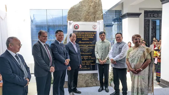 Mansukh Mandaviya Inaugurates Nagaland Institute of Medical Sciences and Research