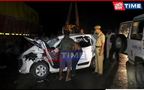 2 Dead, 3 Injured In Truck-Car Collision In Assam's Barpeta
