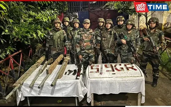 Manipur: Assam Rifles Recover Huge Arms Consignment In Joint Op