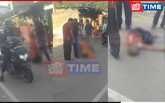 Shocking Video Shows Elderly Woman Mercilessly Assaulted In Guwahati