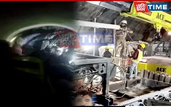 Rescue Operations at Silkyara Tunnel Collapse Site on War Footing Mode