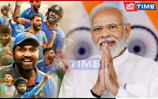 PM wishes Team India Ahead of CWC 23 Final in Ahmedabad Today