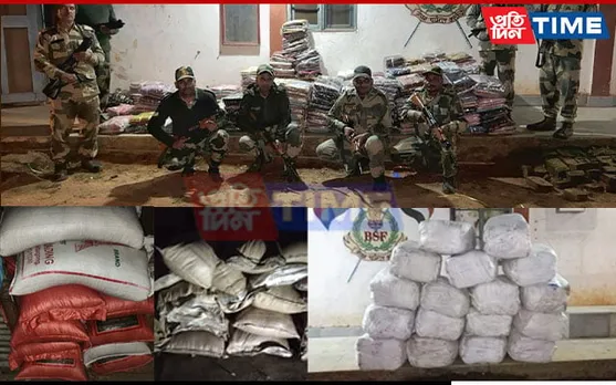 BSF Meghalaya Foiled Smuggling Attempts: Confiscates Rs 11 Lakh Worth of Items