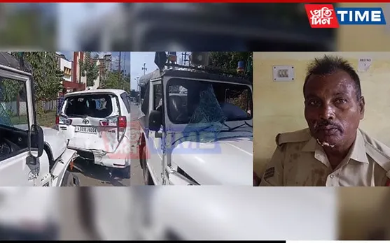 Rameswar Teli’s Convoy Meets With Accident at Jagiroad; 4 Injured