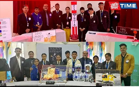 'Gaganyaan: A Celestial Odyssey' Science Exhibition Organized at Downtown Gurukul Moranhat