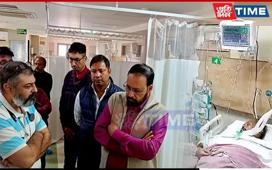 Keshab Mahanta Inquires Health Condition of Actor Jayanta Das at Apollo Hospital
