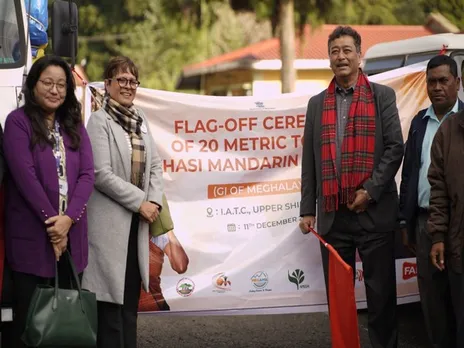 Meghalaya's Agricultural Triumph: 20 Tonnes of Khasi Mandarin Bound for Dubai