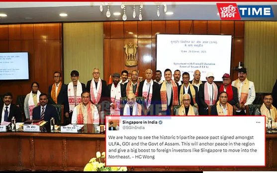 Singapore Praises ULFA's Tripartite Accord; Says "Will Anchor Peace in Region"