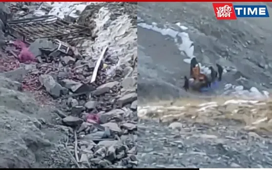 5 Killed As Car Falls Into Gorge In Kashmir's Zoji La Pass