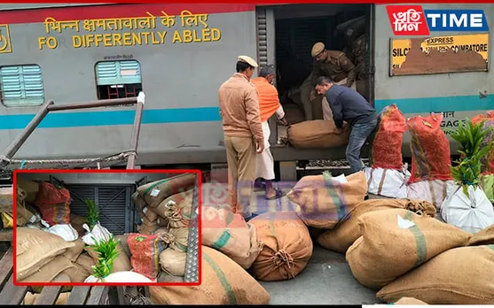 GRP Seize 122 Gunny Bags Containing Poppy Seeds at Silchar Railway Station
