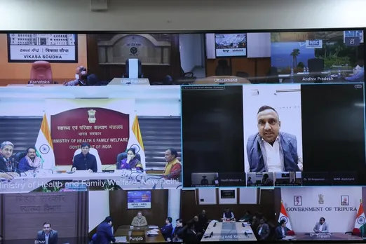 Mansukh Mandaviya Chairs Meeting to Review COVID-19 Preparedness