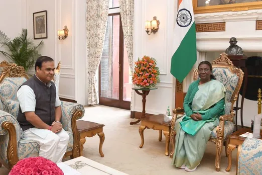 Assam CM Meets President Murmu; Extends Invitation to 50th Karbi Youth Festival