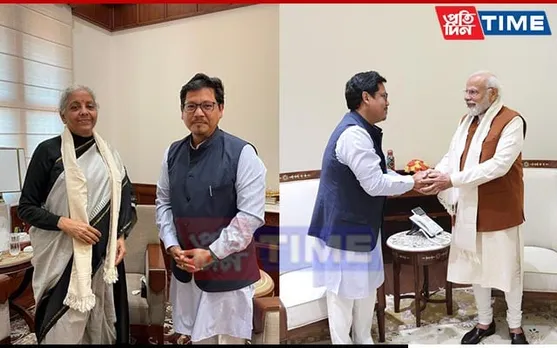 Conrad Sangma Meets PM Modi, Finance Min; Seeks Support for Meghalaya's Growth