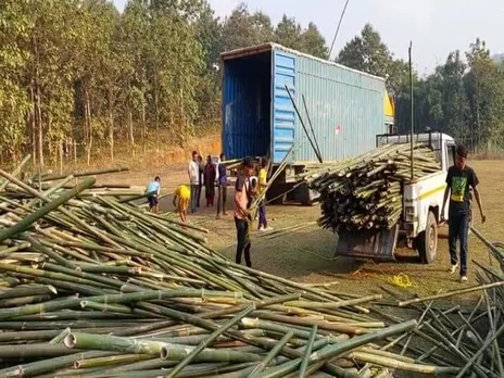 Assam Residents Donate 7,000 Bamboo Pieces For Ram Temple Consecration Ceremony