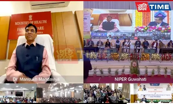 Mansukh Mandaviya Inaugurates NIPER in Guwahati; Dedicates Health Infra in Northeast
