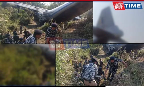 Myanmar Army Plane Crash-Lands in Mizoram, Injuring Six