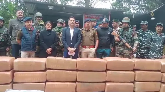One Held With 1630 kg of Cannabis In Tripura