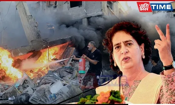 ‘Great Shame’ Priyanka Gandhi Slams Israel Over Genocide In Gaza