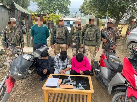 Manipur Police Arrests 3 KCP(PWG) Cadres With Arms and Ammunition in Bishnupur