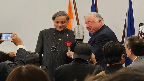 'Francophone' Shashi Tharoor Conferred France's Highest Civilian Honour