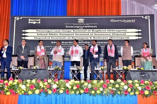 Sarbananda Sonowal Launches Waterways Projects Worth Rs 308 Cr in Northeast