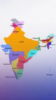 Most spoken languages in India