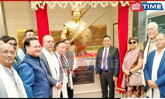 Khasi Freedom Fighter U Tirot Sing's Statue Unveiled in Dhaka