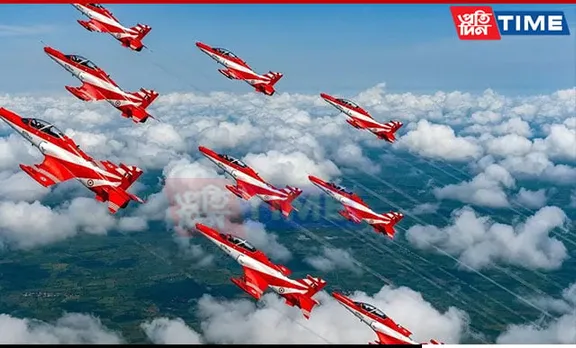 IAF's Surya Kiran Aerobatic Team Set to Dazzle at Air Show in Jorhat