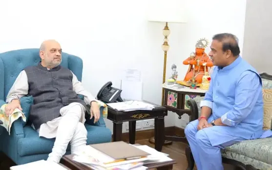 Assam CM Meets Amit Shah In Delhi, Attends Chief Minister's Conclave