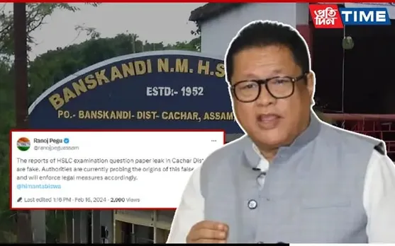 Ranoj Pegu Rubbishes "Fake" HSLC Question Paper Leak Claims