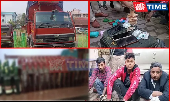 Drug Busts in Assam: Heroin and Liquor Seized, Smugglers Arrested