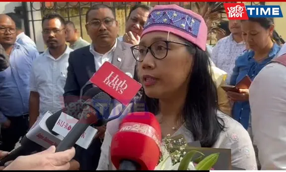 NPP Candidate Agatha Sangma Files Nomination for Tura Seat in Meghalaya