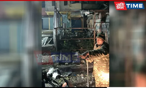 Shillong: Bomb Blast Shakes Lewduh Market; One Injured, Investigation Underway