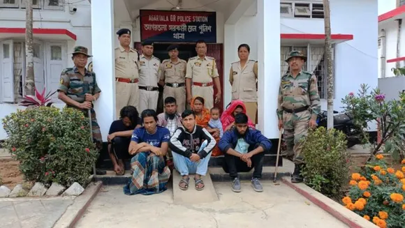 Seven Bangladeshi Nationals Arrested at Agartala Railway Station
