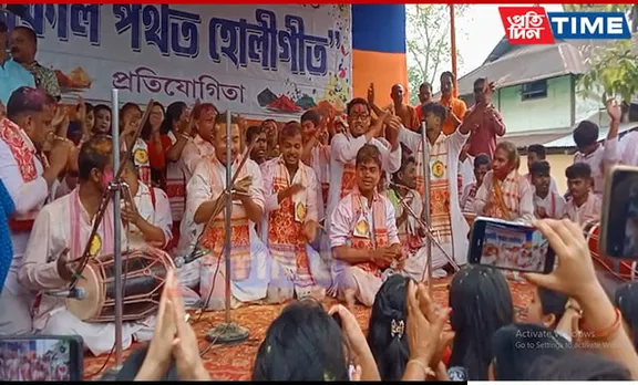Holi Splashes Across the State; Doul Mahotsav Radiates Joy at Barpeta Satra