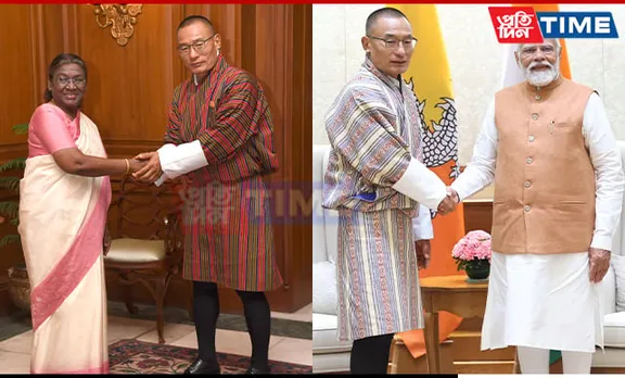 Bhutan PM's First Overseas Visit to India; Calls on President Murmu, PM Modi