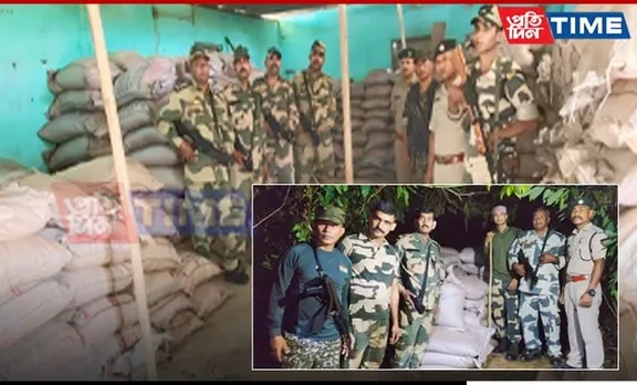 BSF & Meghalaya Police Crackdown: Sugar Seized at International Border