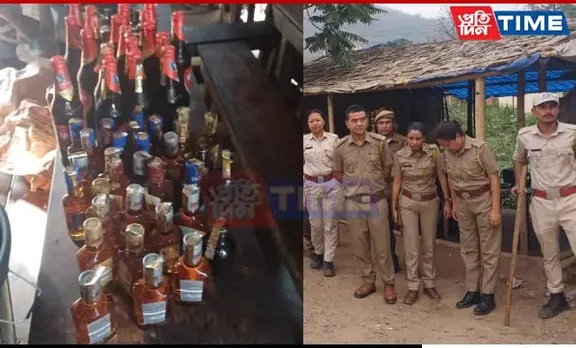 Huge Illegal Liquor Cache Seized In Excise Dept Raid