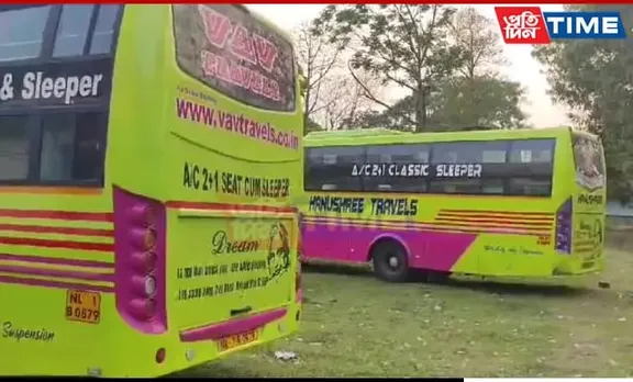 Identical Buses With Same Number Plates Astounds Cops In Assam