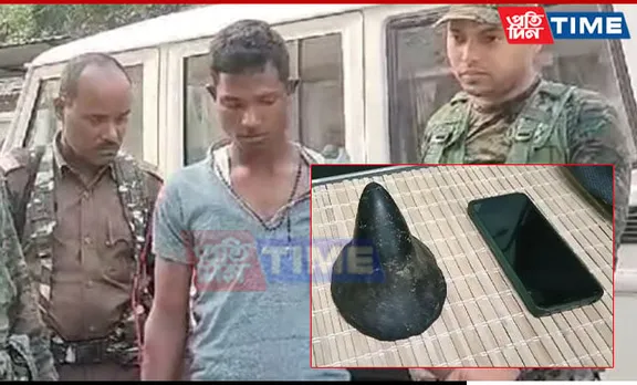 Assam: Poacher Nabbed, Rhino Horn Seized in Tamulpur