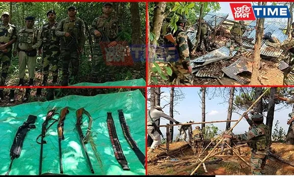 Security Forces Dismantle Bunkers and Seize Illegal Arms in Manipur's Fringe Areas