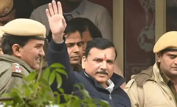 "Jail Ke Taale Tootenge...": Sanjay Singh Rallies For Kejriwal Upon Release