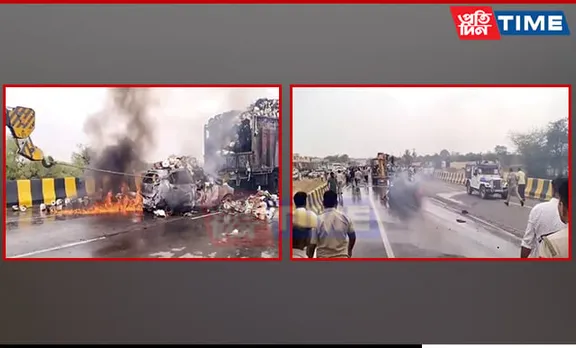 Rajasthan: Two Children Among 7 Family Members Burnt Alive in Car-Truck Crash