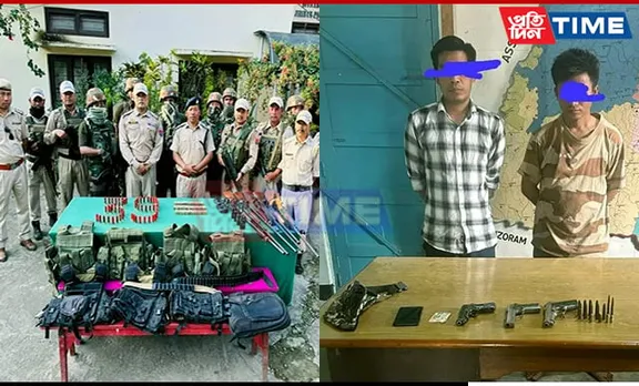 Security Forces Apprehend 2 PREPAK (Pro) Cadres, Seize Arms Cache in Manipur Raid