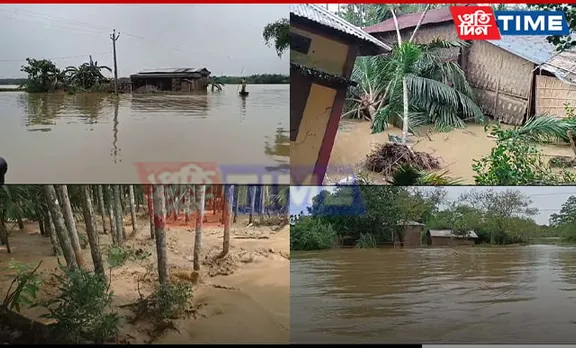 Assam Ravaged by Severe Storms, Floods and Landslides; Thousands Displaced