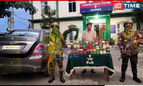 Drugs Worth Rs 8.4 Crore Seized in Mizoram During Smuggling From Myanmar