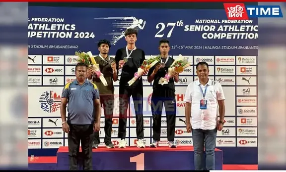 Assam's Mehedi Hassan Scores Gold At National-Level Athletics Event