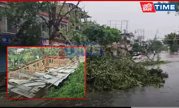 Cyclone 'Remal': Strong Winds & Heavy Rainfall Wreak Havoc Across Assam