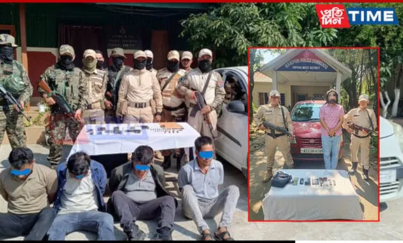 Manipur: 5 KCP Cadres Arrested in Two Separate Operations